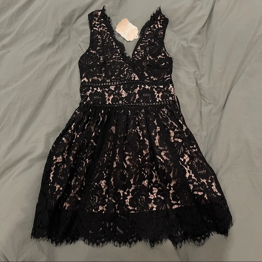 Black lace altard state mini dress - Picture 5 of 8